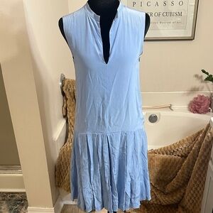 Light Blue Sleeveless Dress